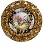 LARGE VIENNA STYLE PORCELAIN P