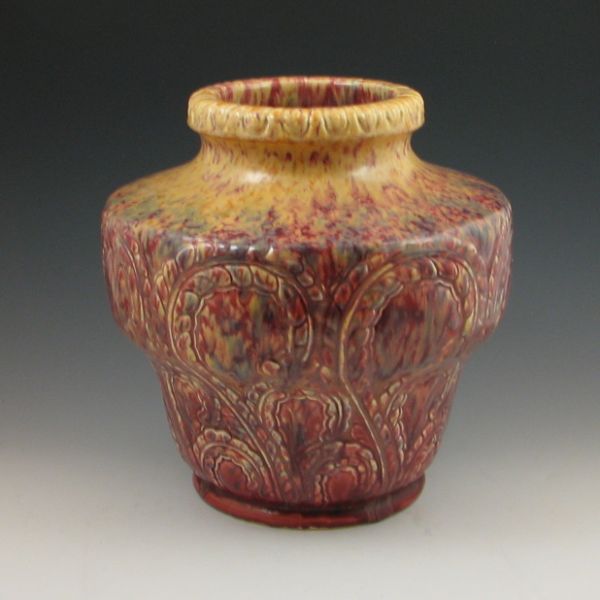 Large Villeroy & Boch mottled vase.