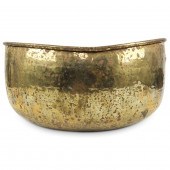 LARGE VINTAGE BRASS PLANTERLar