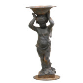 LARGE VINTAGE CAST IRON PLANT