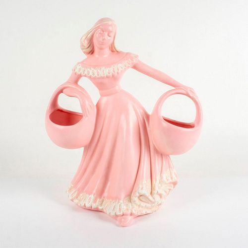 LARGE VINTAGE CERAMIC PLANTER, LADY
