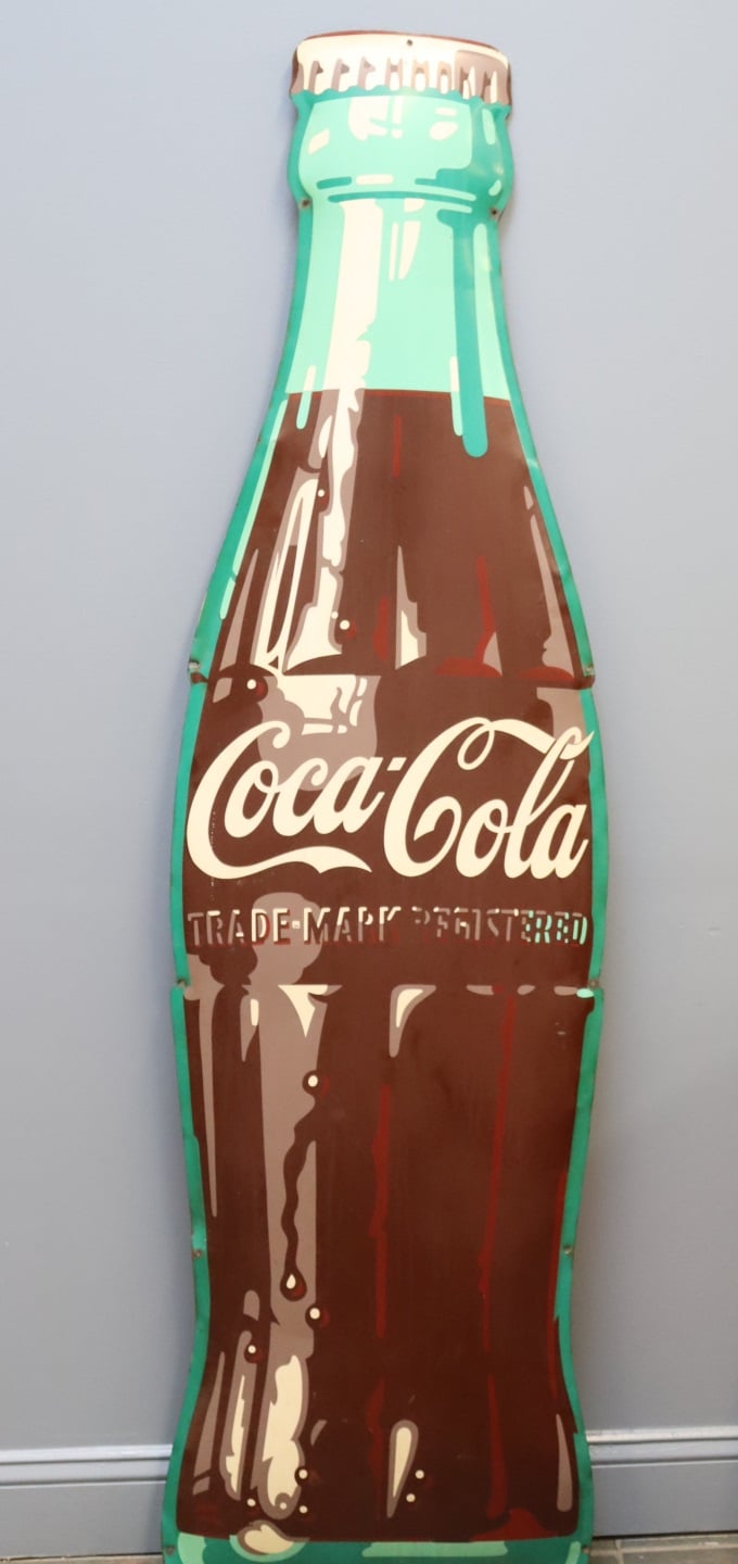 LARGE VINTAGE COCA COLA METAL
