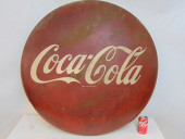LARGE VINTAGE COCA COLA SIGN,