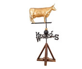 LARGE VINTAGE COW WEATHERVANE<