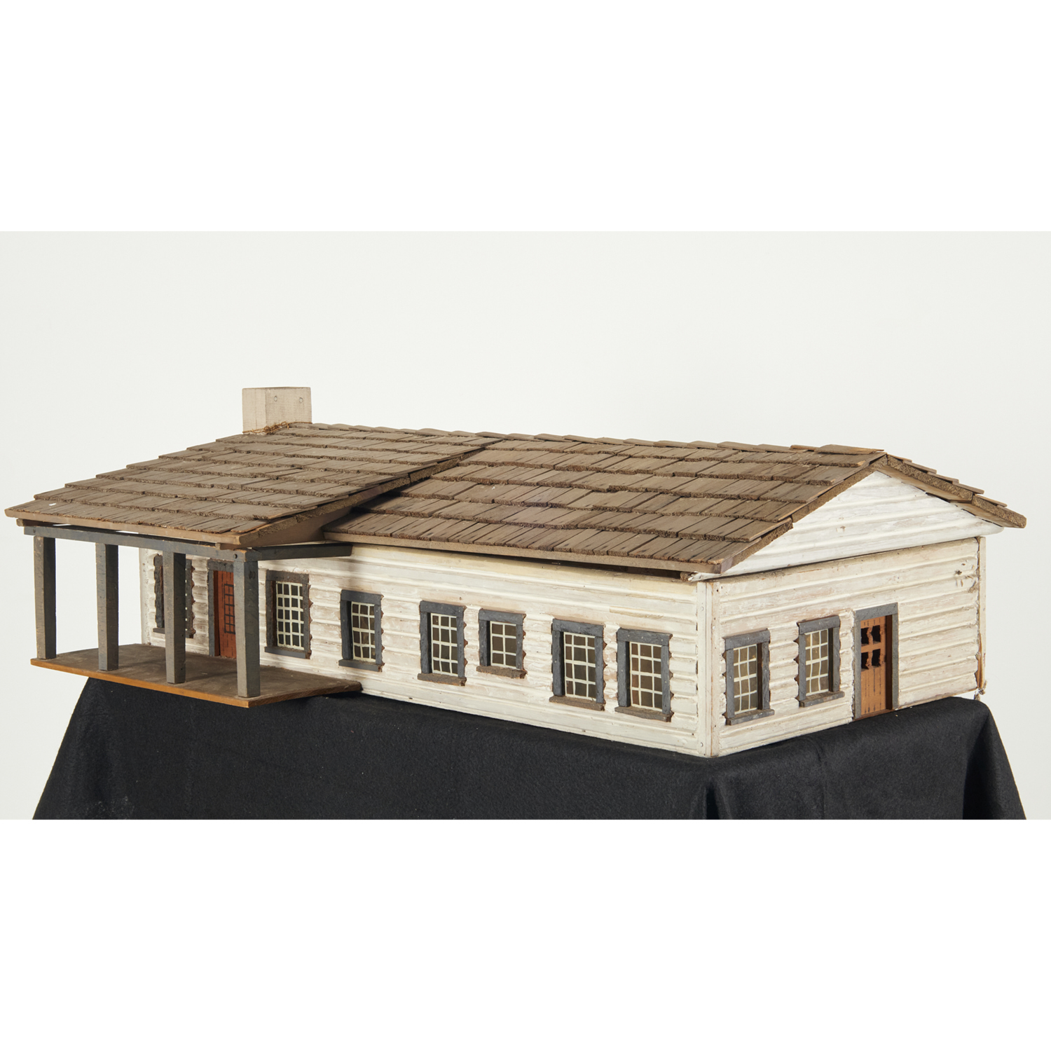 LARGE VINTAGE HANDMADE CABIN FARM