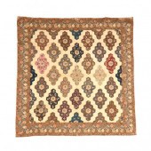 LARGE VINTAGE HEXAGON QUILT 19