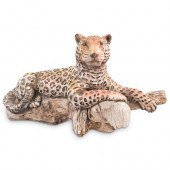 LARGE VINTAGE LEOPARD PLASTER