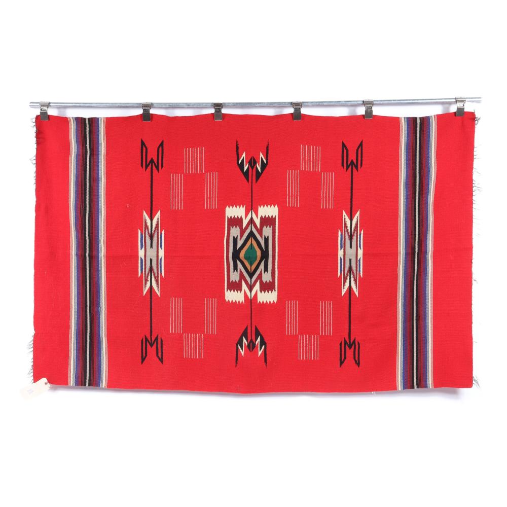 LARGE VINTAGE MEXICAN SERAPE