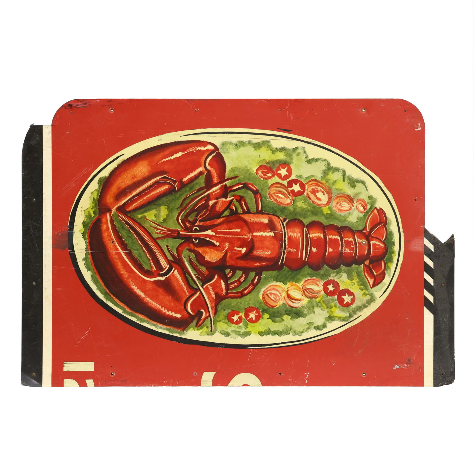 LARGE VINTAGE PARTIAL LOBSTER