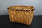 LARGE VINTAGE PLAITED BARK AND