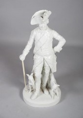LARGE VOLKSTEDER PORCELAIN FIG
