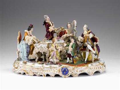 Large Volkstedt porcelain figure