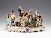 Large Volkstedt porcelain figu