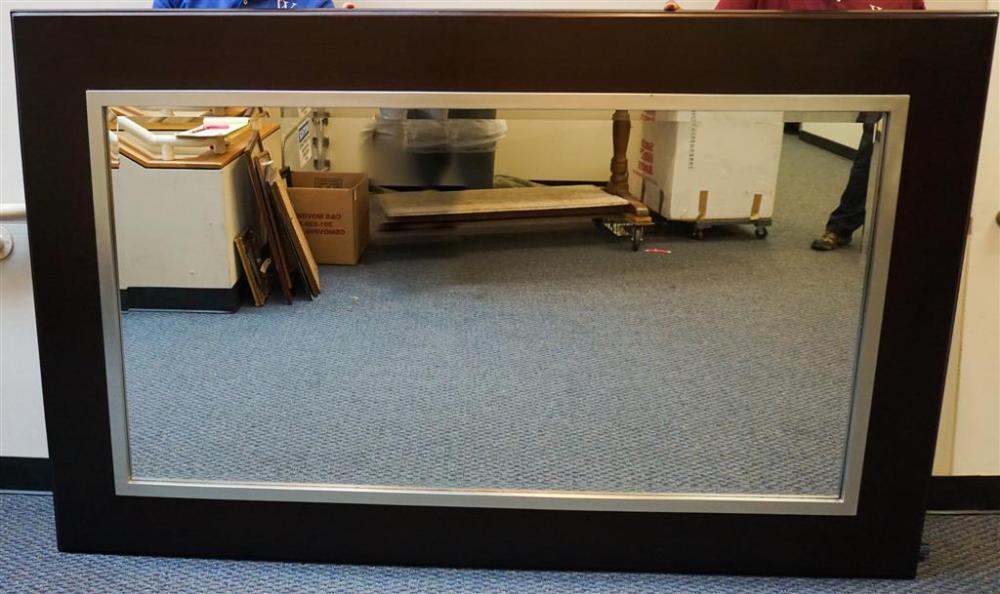 LARGE WALNUT FINISH BANQUET MIRROR,