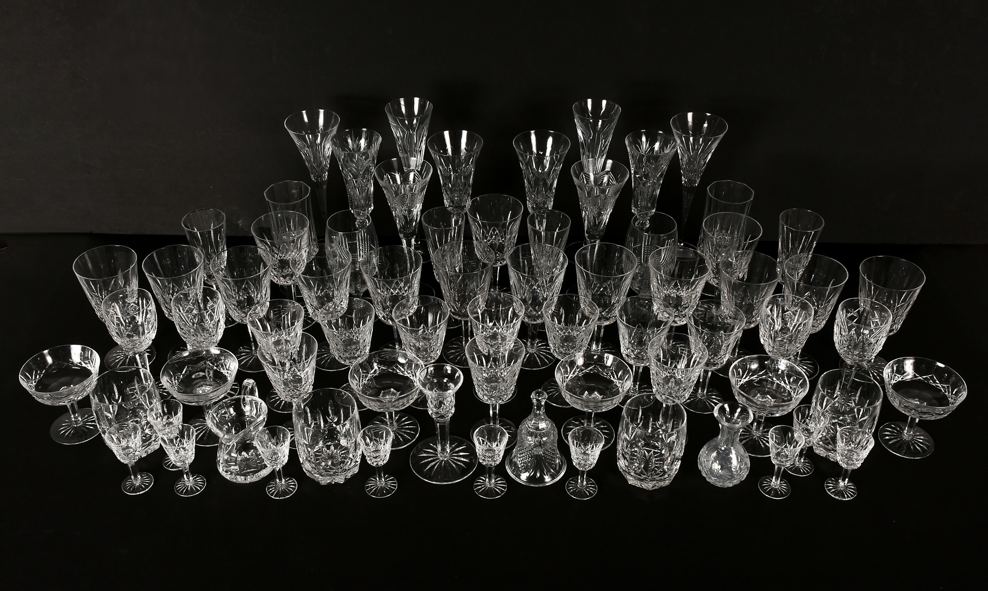 LARGE WATERFORD CRYSTAL COLLECTION: