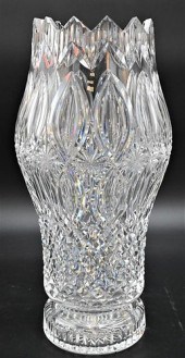 LARGE WATERFORD CRYSTAL VASE,