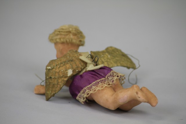 LARGE WAX ANGEL FIGURE Large German