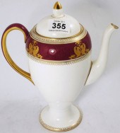 Large Wedgwood Coffee Pot in t