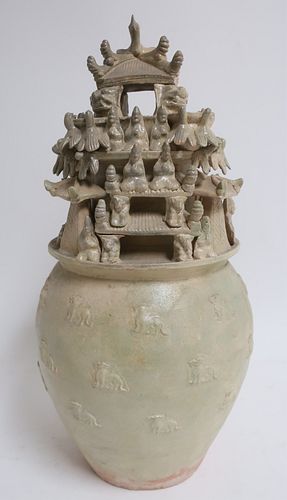LARGE WESTERN JIN FUNERARY JARLarge