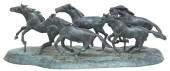 LARGE WESTERN VERDIGRIS BRONZE