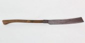 LARGE WHALE FLENSING KNIFE, 19