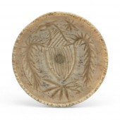 LARGE WHALEBONE BUTTER STAMP O