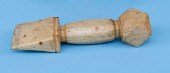 LARGE WHALER CARVED WHALEBONE