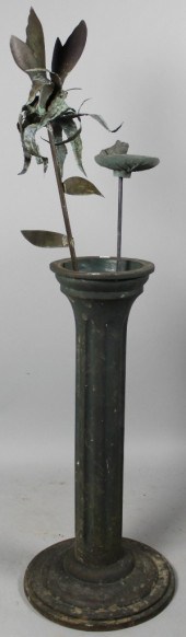 LARGE WHITE GLAZED ANDUZE TERR