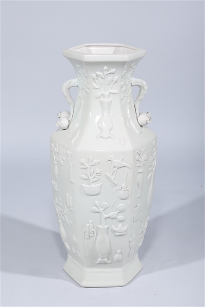 Large white glazed Chinese