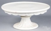 LARGE WHITE IRONSTONE CAKE STA