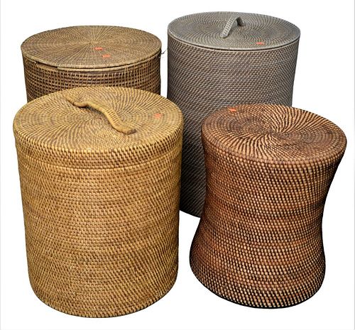 LARGE WICKER GROUP LOT, TO