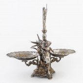 LARGE WINGED FIGURAL SILVERPLA