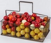 LARGE WIRE BASKET OF POOL/BILL
