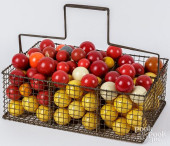 LARGE WIRE BASKET OF POOL/BILL