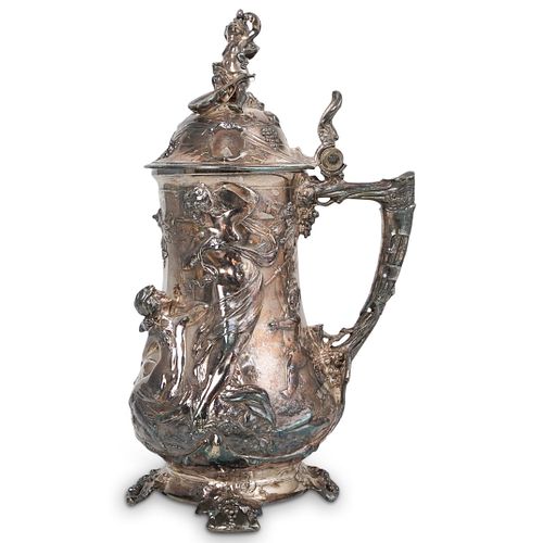 LARGE WMF SILVER PLATED FIGURAL