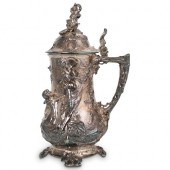 LARGE WMF SILVER PLATED FIGURA
