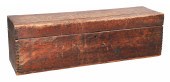 Large wood box, dovetailed cor