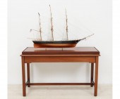 Large wood model of clipper sh