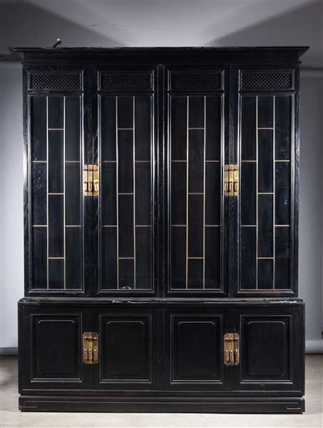 Large wooden display cabinet with
