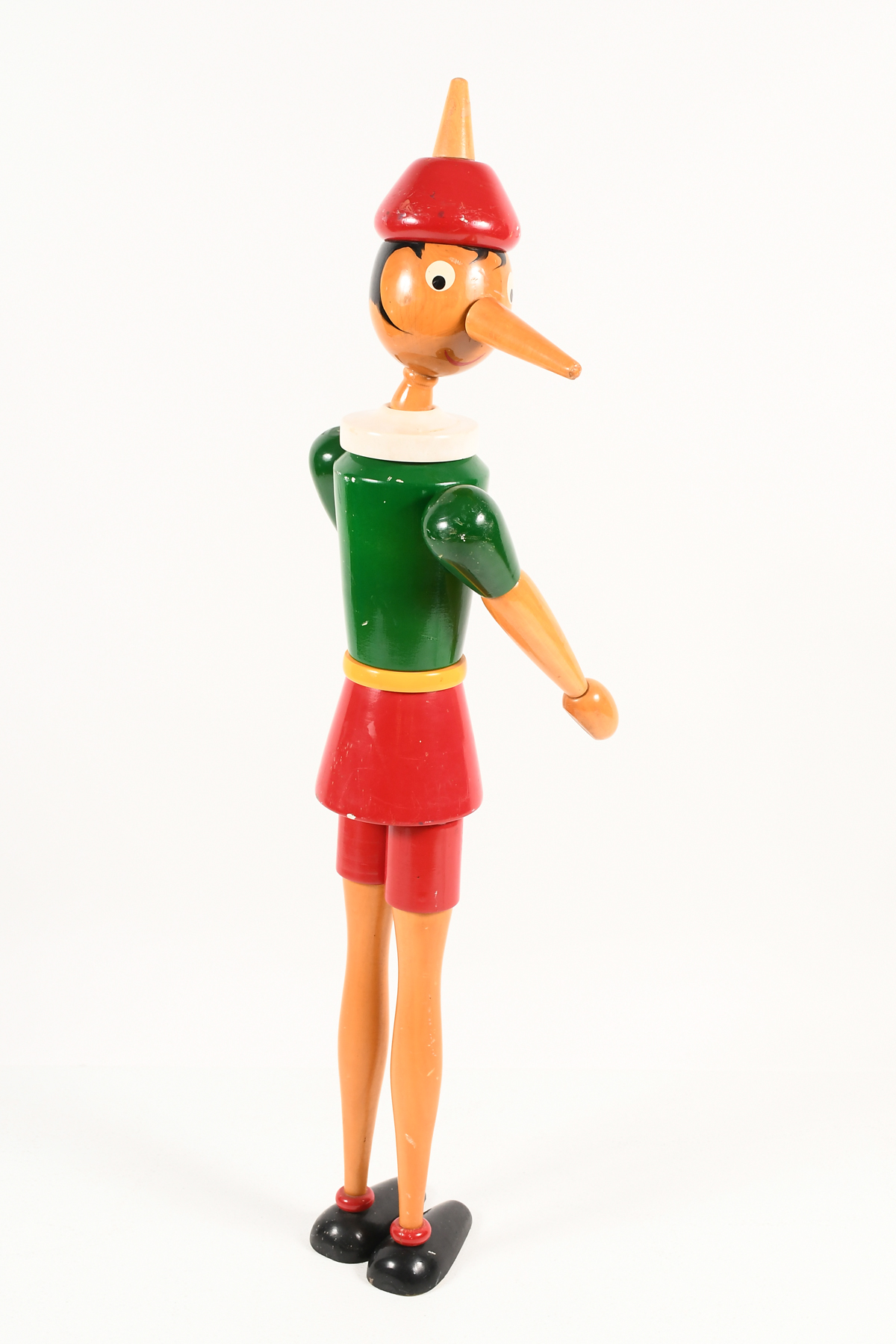 LARGE WOODEN PINOCCHIO BY