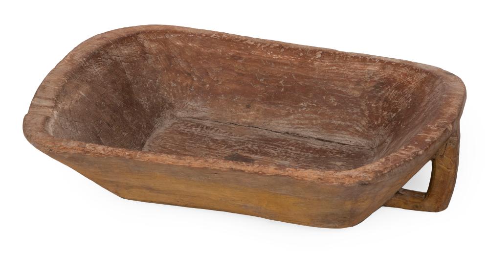LARGE WOODEN TRENCHER 19TH