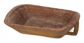 LARGE WOODEN TRENCHER 19TH CEN