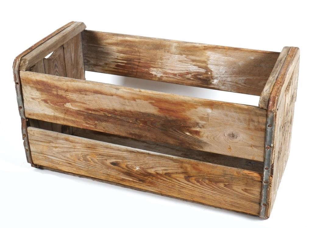 LARGO VINTAGE FRUIT CRATE YELLOW