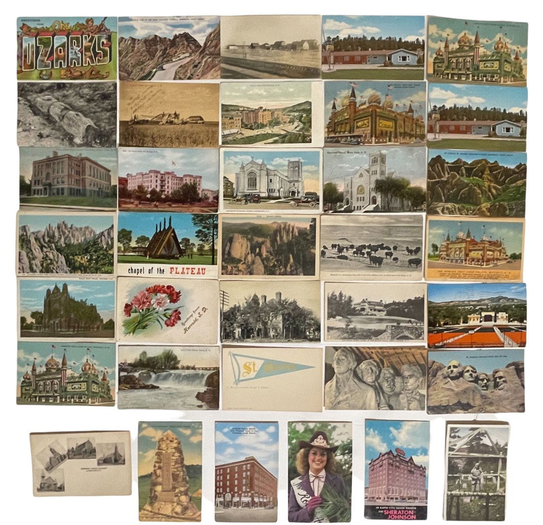 LARRGE GROUP OF 36 SIGHT-SEEING