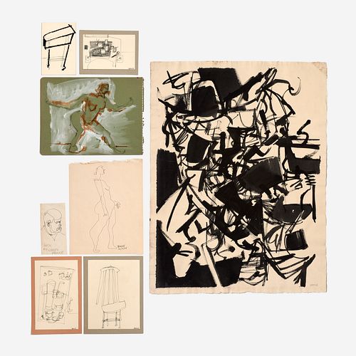 LARRY BAKKE ASSORTED SKETCHES AND
