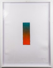 LARRY BELL UNTITLED ETCHING ON