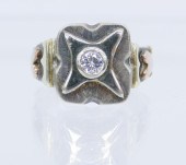 Larry Delaney 14k/Silver Diamo