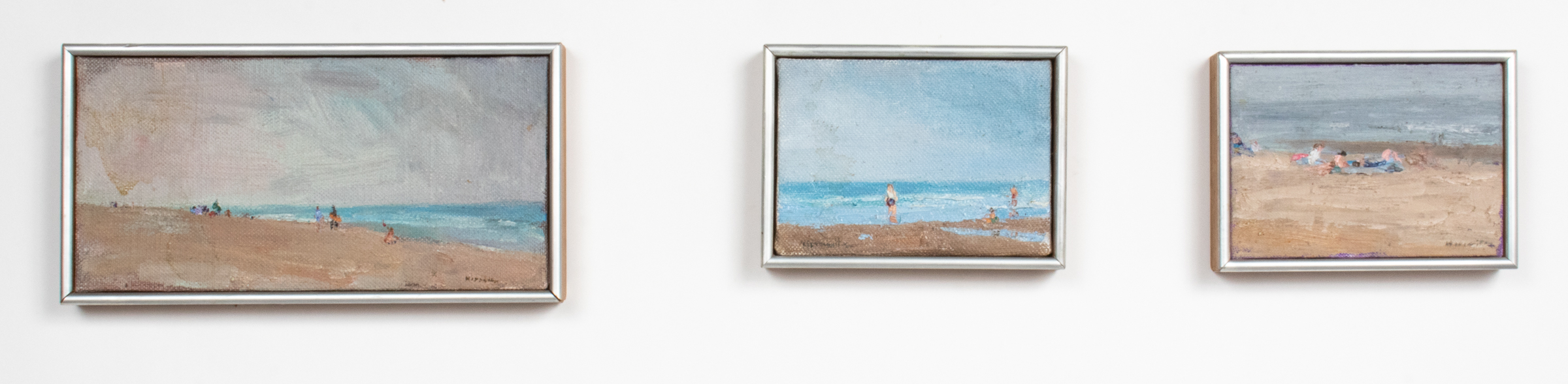 LARRY HOROWITZ "BEACH SCENES" OIL