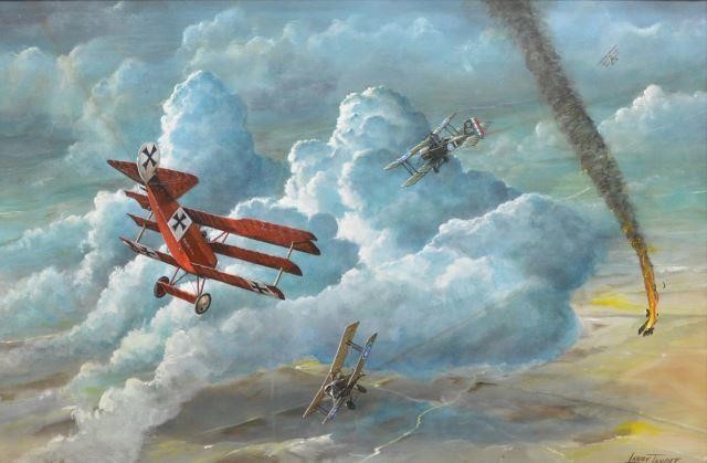LARRY JANOFF (B.1941) 'DOGFIGHT
