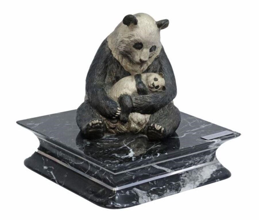 LARRY MCFERON .999 SILVER SCULPTURE